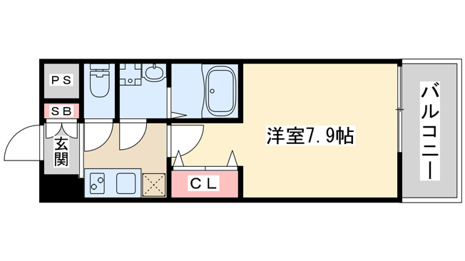 【間取り】 | アドバンス新大阪5