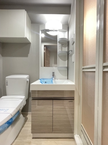 新品家具付きマンション王子1(KaGood東京)の独立洗面台