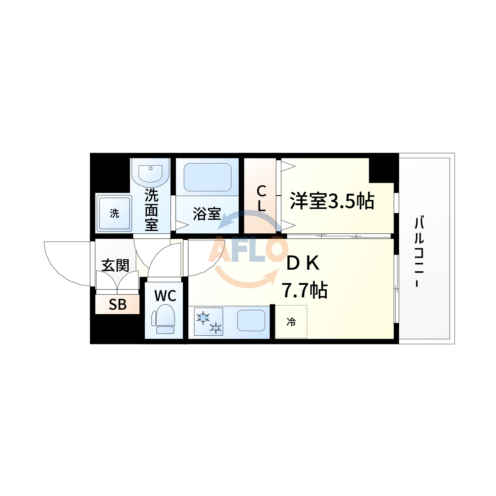 SOL　ESTRADAの間取り|間取り