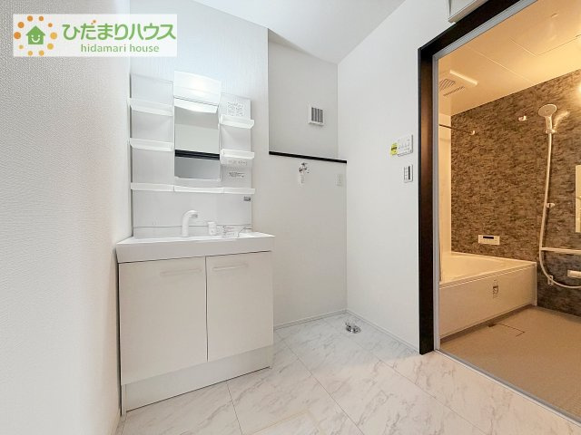【独立洗面台】 | 土浦市並木1丁目　新築戸建 | シンプルで使い勝手の良い独立洗面台！