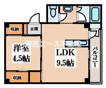 【間取り】 | ビレッジハウス稲荷