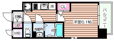 【間取り】 | エスリードレジデンス大阪福島イースト