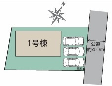 狭山市南入曽　新築分譲　西武新宿線『入曽駅』徒歩8分　【入間野小学区】の区画図