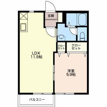 シェモアの間取り