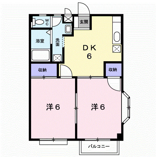 グレイシャス山下の間取り