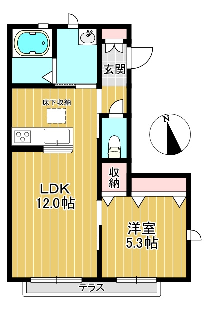 アトレ和泉E棟の間取り