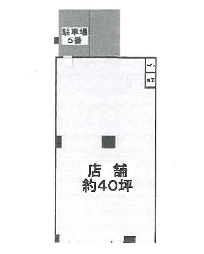 エバーグリーン長居１号棟④号室の間取り