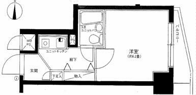 ライオンンズマンション大山第６の間取り
