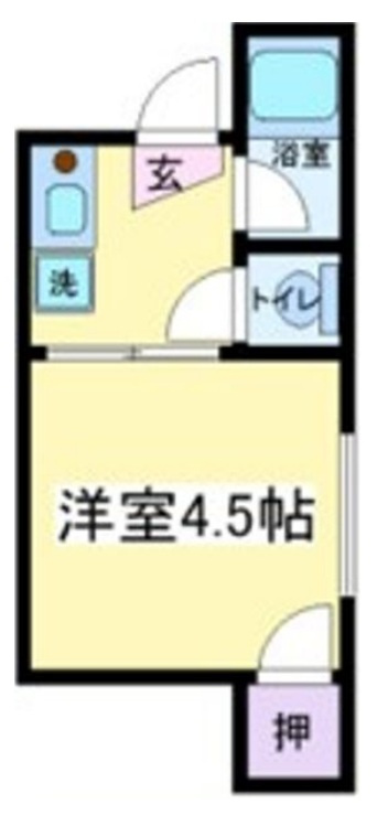 ビラ長居の間取り