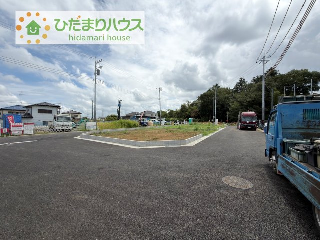 【前面道路含む現地写真】 | 土浦市高岡2期　新築戸建　1号棟 | 8/17撮影