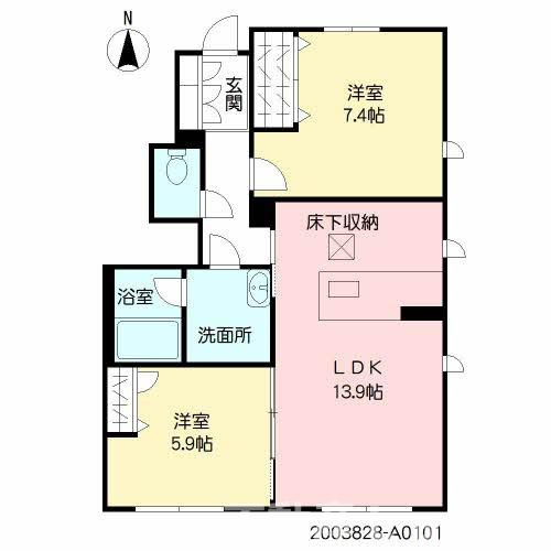 サンプレミアスの間取り