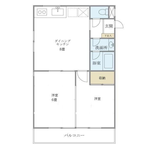 メゾン美羅樹Ｉの間取り|間取りです。