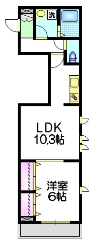 カーサフェリーチェの間取り|★最上階の角部屋です★