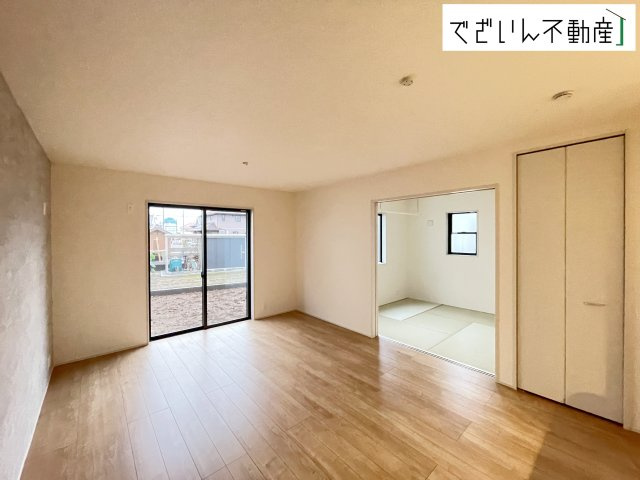 【居間・リビング】 | Livele Garden.S第2 加須市花崎　新築住宅 | ≪3号棟≫
現地(2026年9月撮影)