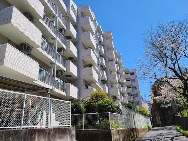 常盤台パークハイツのエントランス