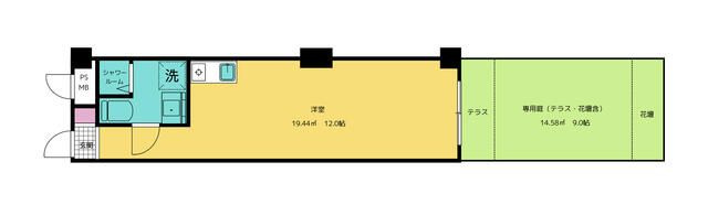 常盤台パークハイツの間取り