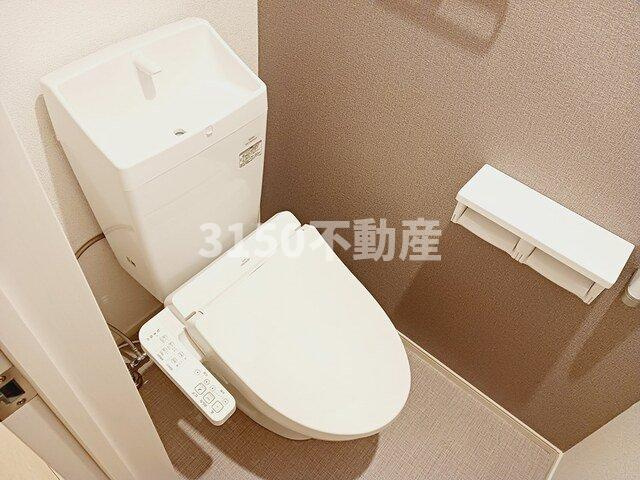 プリマヴェーラのトイレ|落ち着いた色調のトイレです