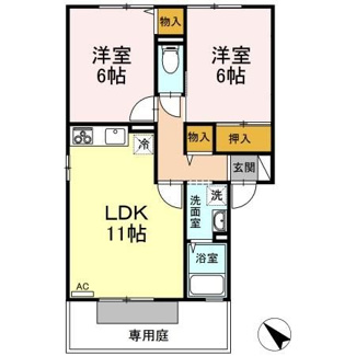 【間取り】 | サンシャイン玉芙蓉　Ａ棟