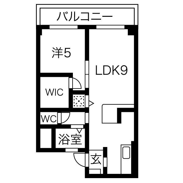 三恵ガーデンハイツの間取り|三恵ガーデンハイツ　開放感ある間取り