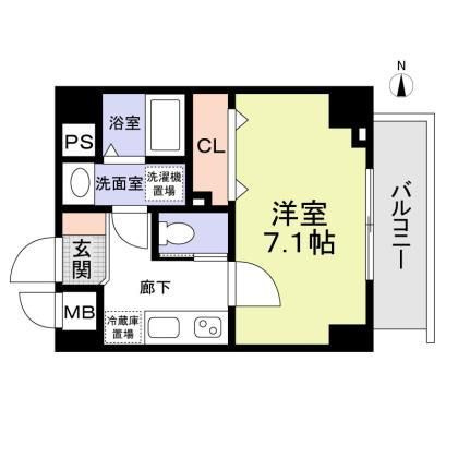 テオリア府中の間取り