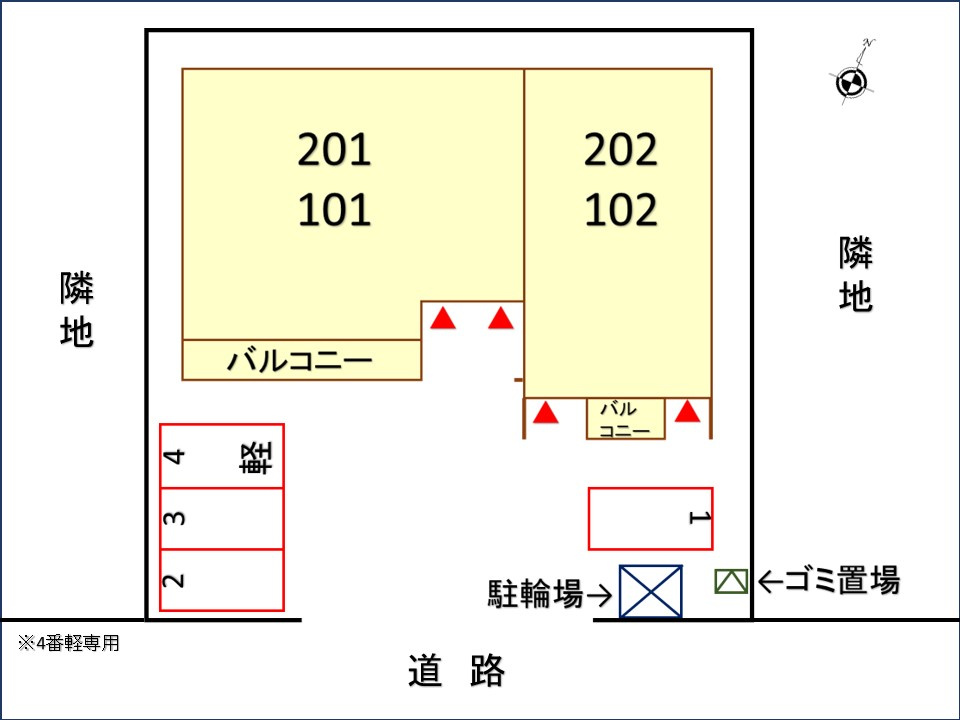 パークハイム　桜の駐車場|駐車場