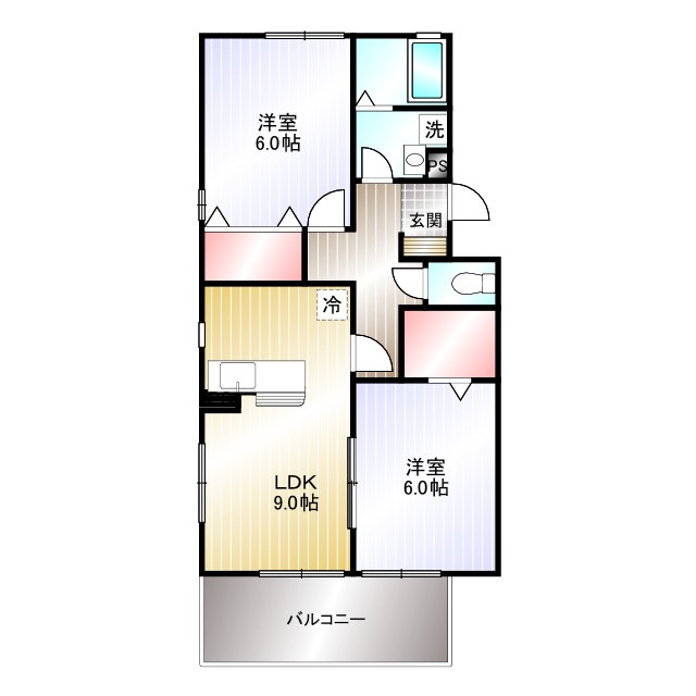 メゾンフルールの間取り