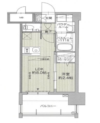 グランフォーレ博多ウォーターフロントの間取り