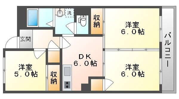 【間取り】 | 西之町マンション