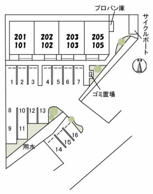 【区画図】 | シャーメゾン妹尾
