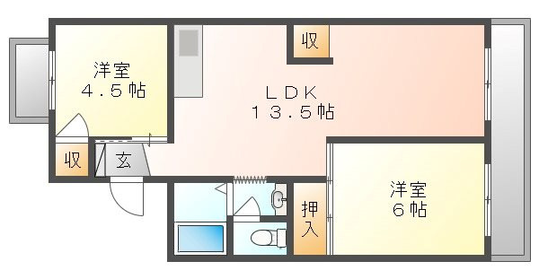 【間取り】 | メゾン新福