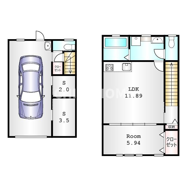 Ever green houseの間取り|当社、チルホームのHPもご覧ください(^^)/物件情報多数♪