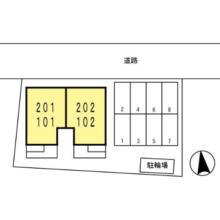 【区画図】 | シャンテＫＵＲＯＺＵＭＩ　