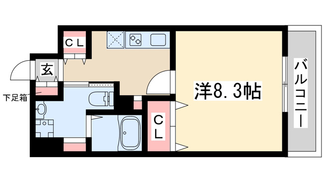 【間取り】 | ドライバウム江坂