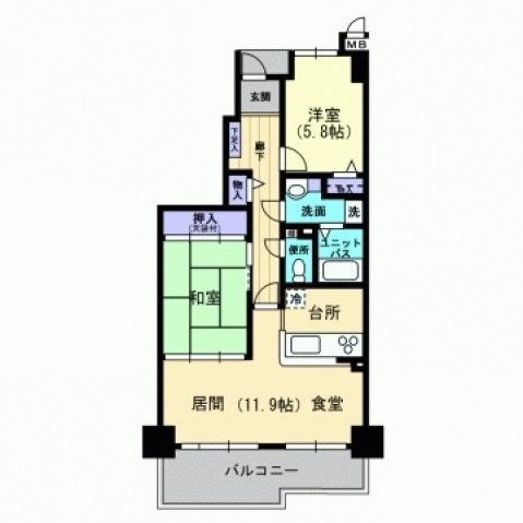 【間取り】 | サーパス北新保