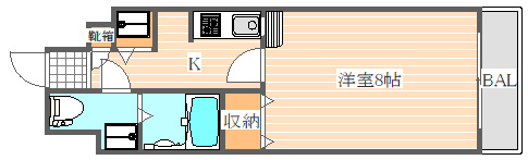 レジデンシャルヒルズ博多南の間取り|使いやすい間取りです。