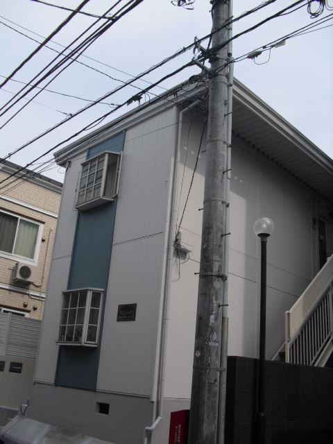 マロンハイツの外観|外はこのようになっています