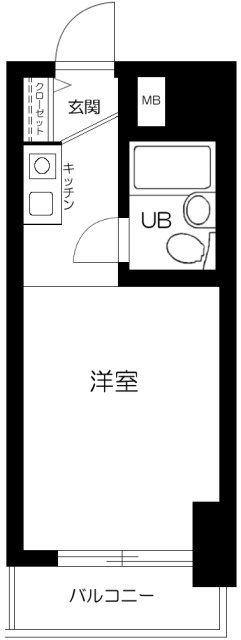 スカイコート下高井戸の間取り