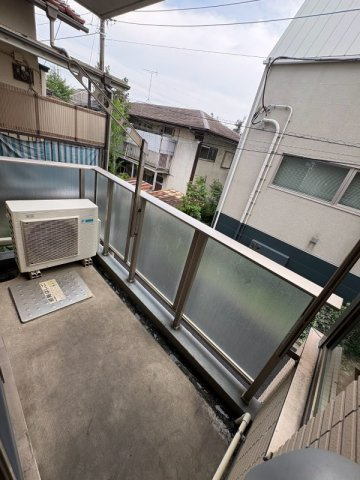 世田谷区上野毛１丁目の賃貸マンションのバルコニー|外からの目が気にならないバルコニーで洗濯物が干せます