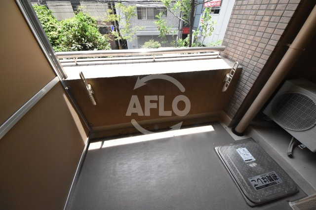 アムズメイプル扇町のバルコニー|アムズメイプル扇町　バルコニー