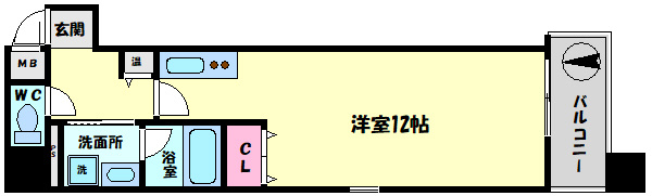 アムズメイプル扇町の間取り|アムズメイプル扇町　間取り
