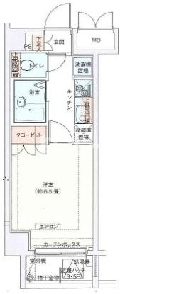 板橋区常盤台３丁目の賃貸マンションの間取り