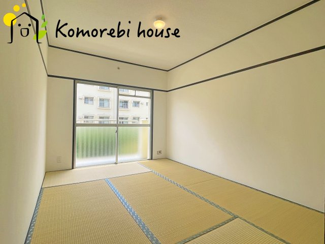 寿能ハイツ1号棟　の和室|い草の香りが落ち着く素敵な和室です