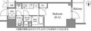 アドバンス大阪ストーリアの間取り