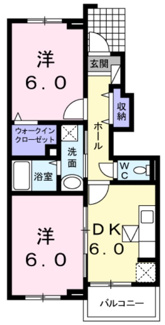 【間取り】 | カリーノⅡ | 間取りです。