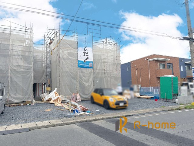 水戸市若宮2丁目　新築戸建て　B号棟の外観|ご予約を頂ければ、『平日』はもちろん『早朝』や『夜間』もご見学可能です♪お気軽にお申し付けください♪
