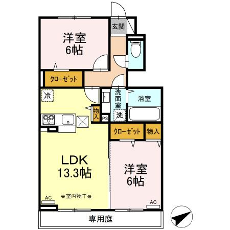 【間取り】 | けやき弐番館