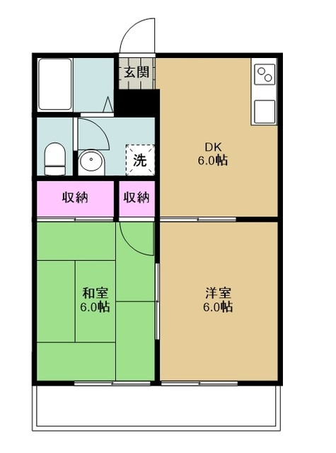 メルベーユの間取り