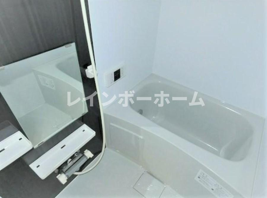 仲介手数料（賃料の1.10ヵ月）の50％OFF対象物件！の浴室|コンパクトで使いやすいお風呂です