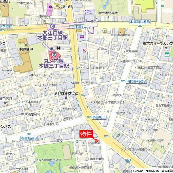 ＴＫＤ本郷の地図