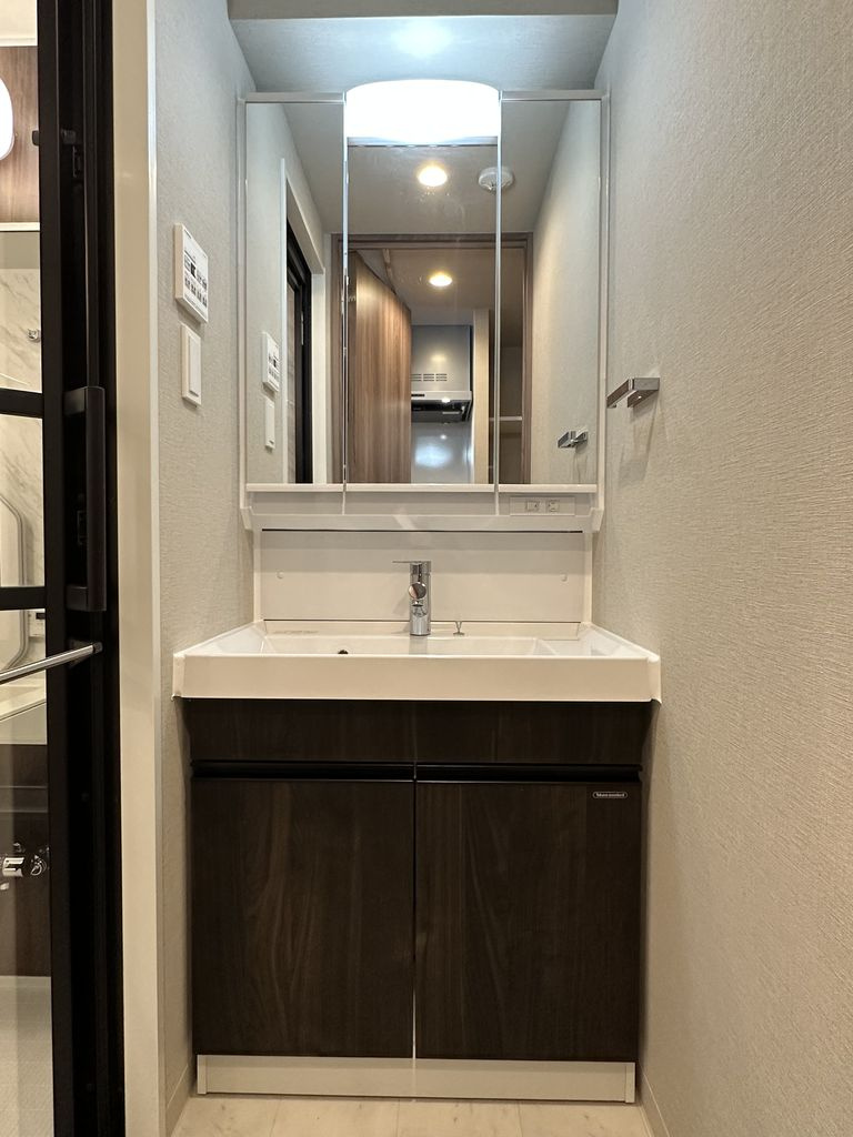 コンシェリア東京 ＜ＨＩＧＡＳＨＩＪＵＪＯ ＲＥＳＩＤＥＮＣＥ＞の洗面所|コンパクトで使いやすい洗面所